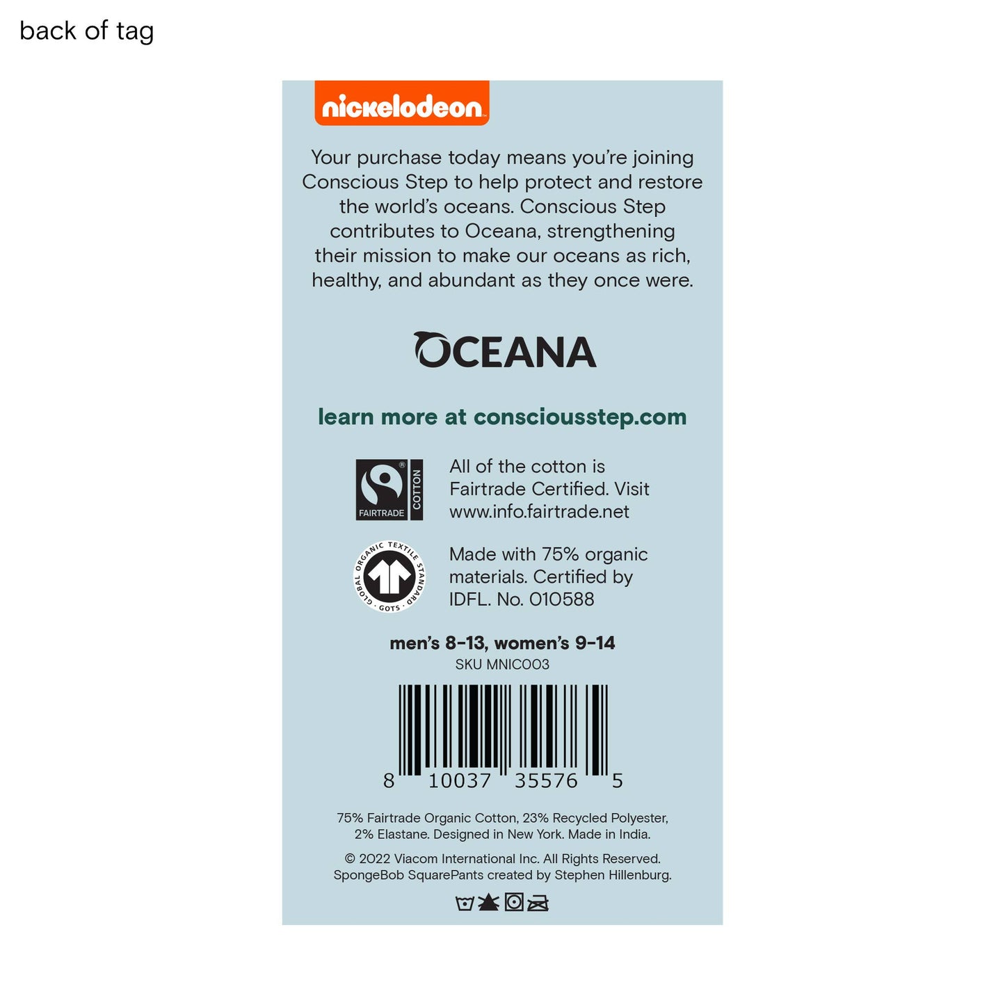 SpongeBob Socks that Protect Oceans: Medium