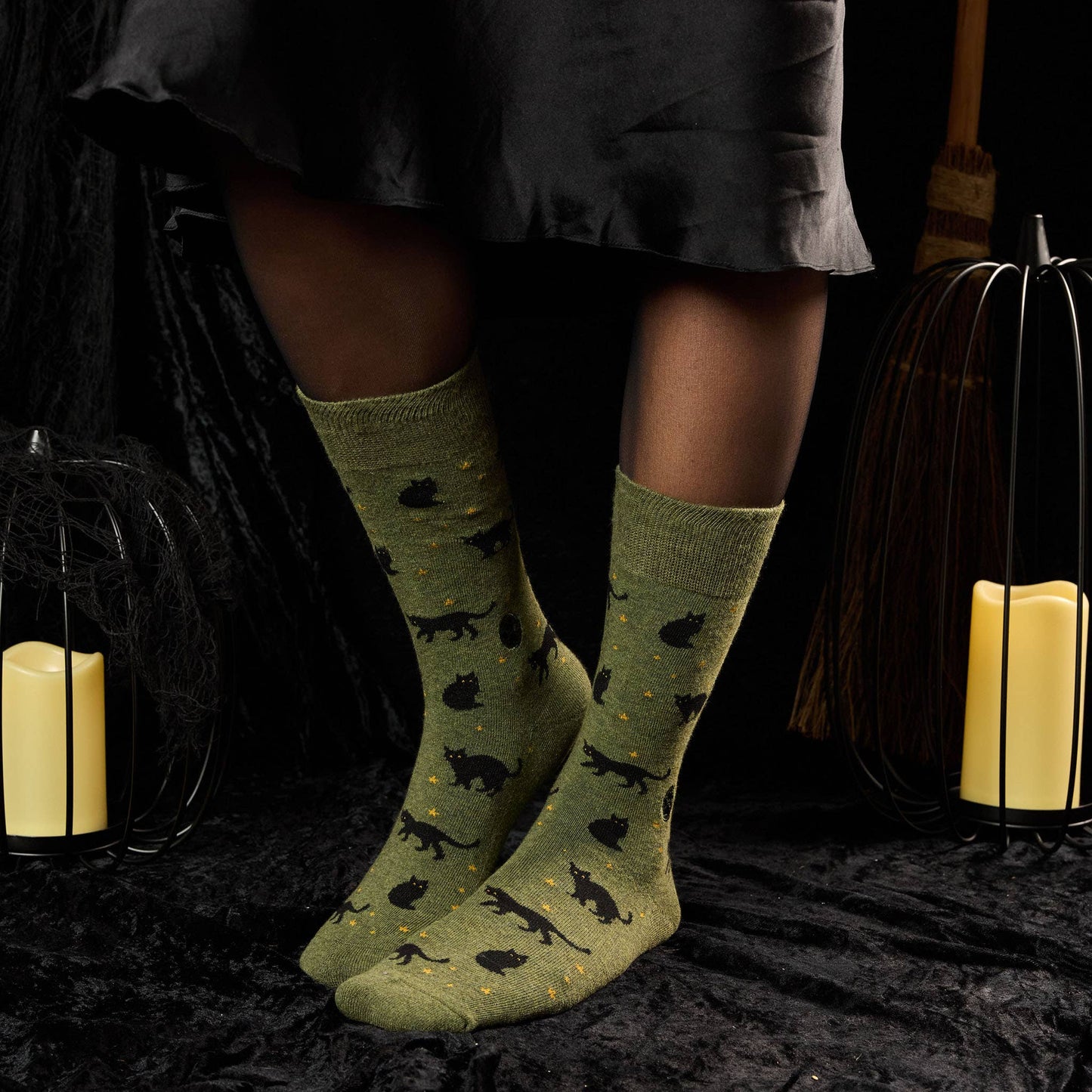 Socks that Save Cats (Green Cats)