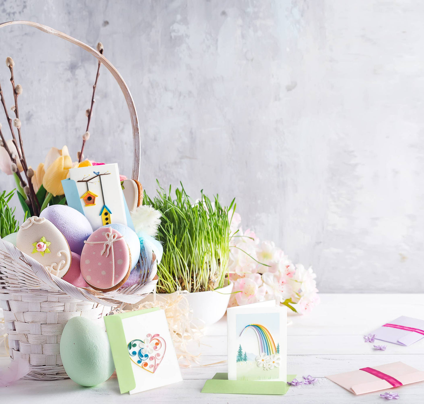 Colorful Heart Mini Card