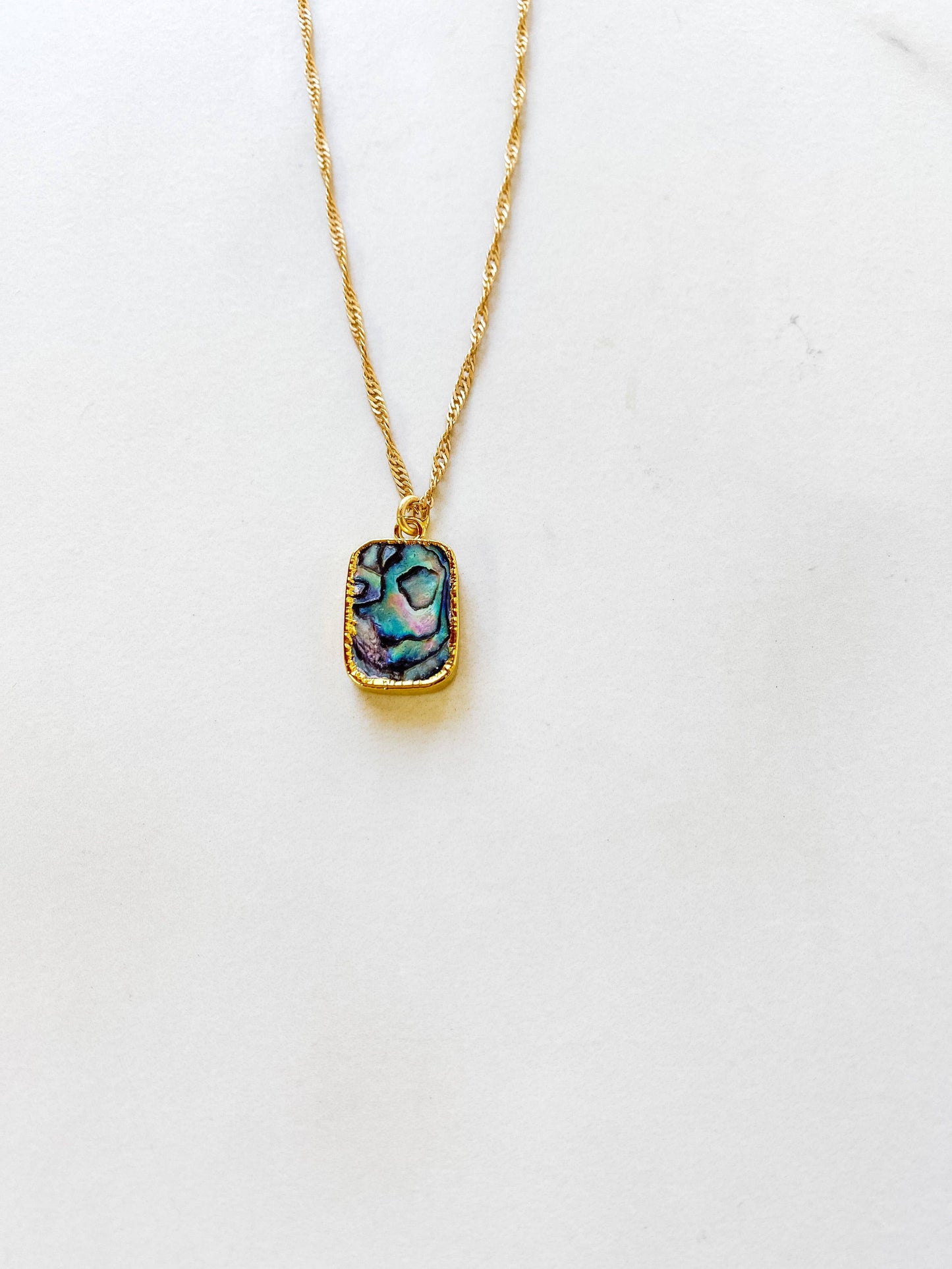 Opal of the Sea Abalone Necklace