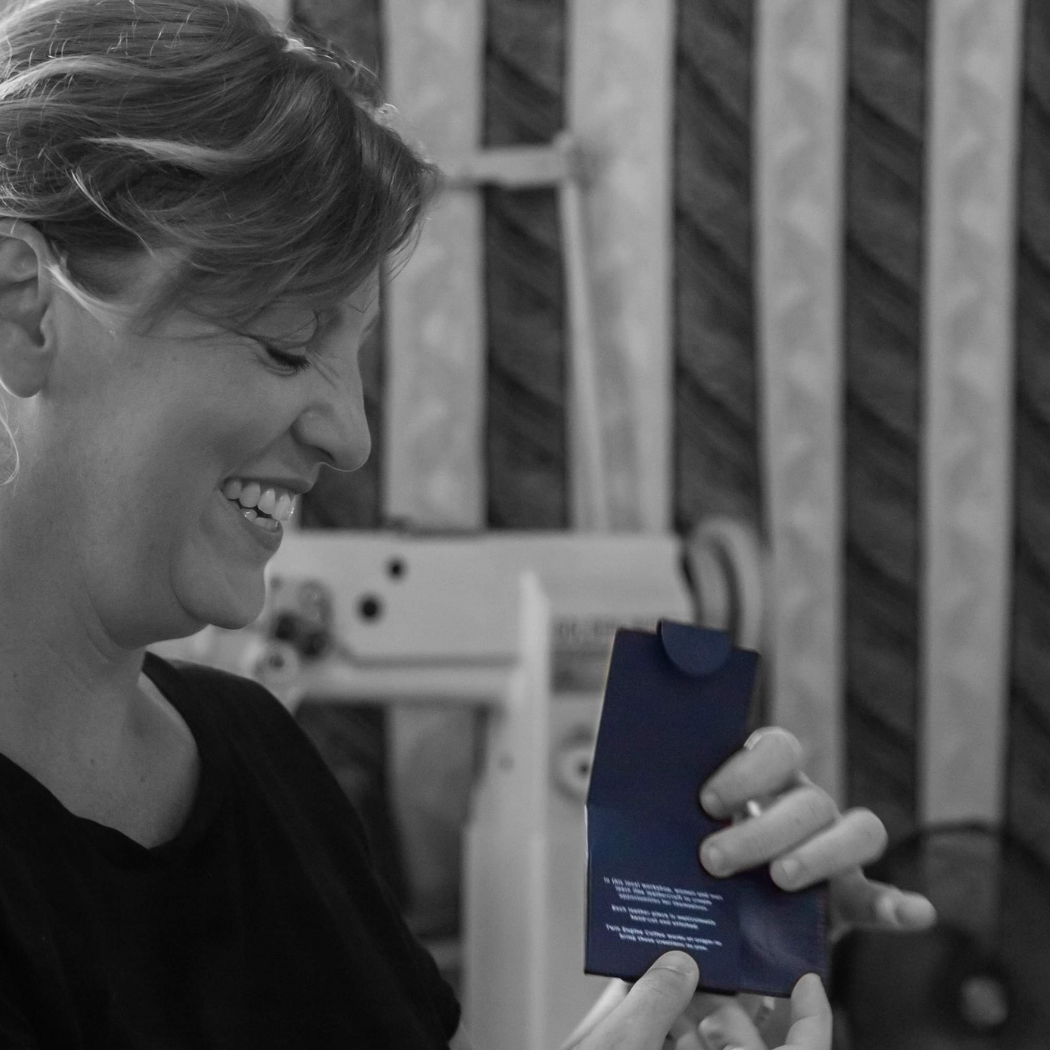 Deep Ocean Leather Card Wallet