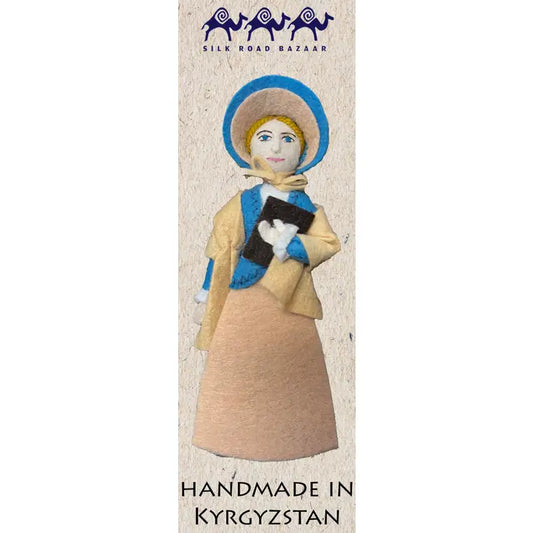 Charlotte Bronte Felt Bookmark