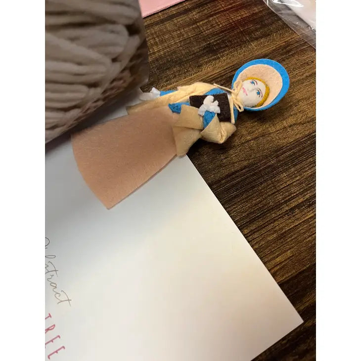 Charlotte Bronte Felt Bookmark