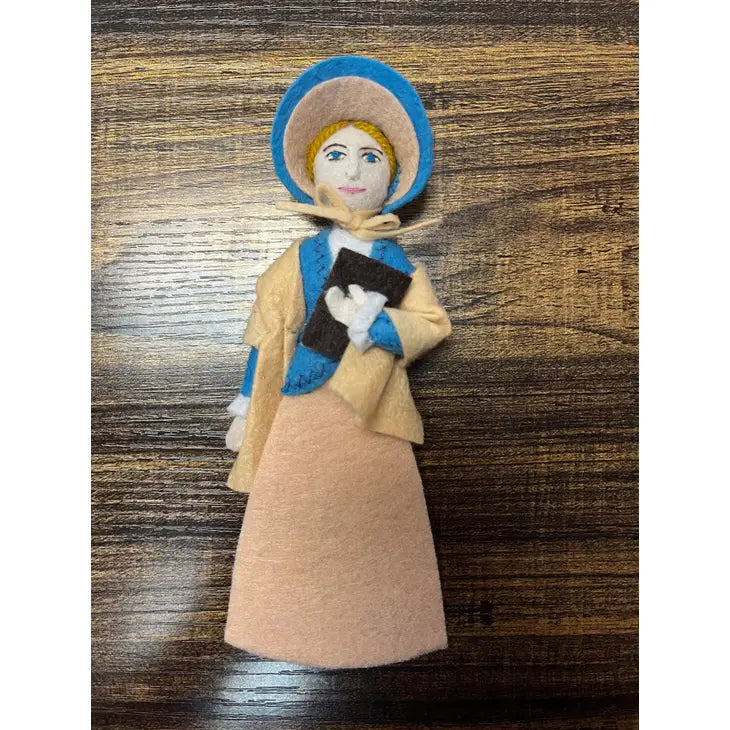 Charlotte Bronte Felt Bookmark