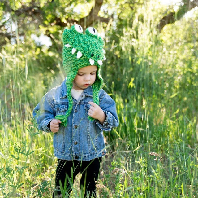 Kids Hand-Knit Animal Hats