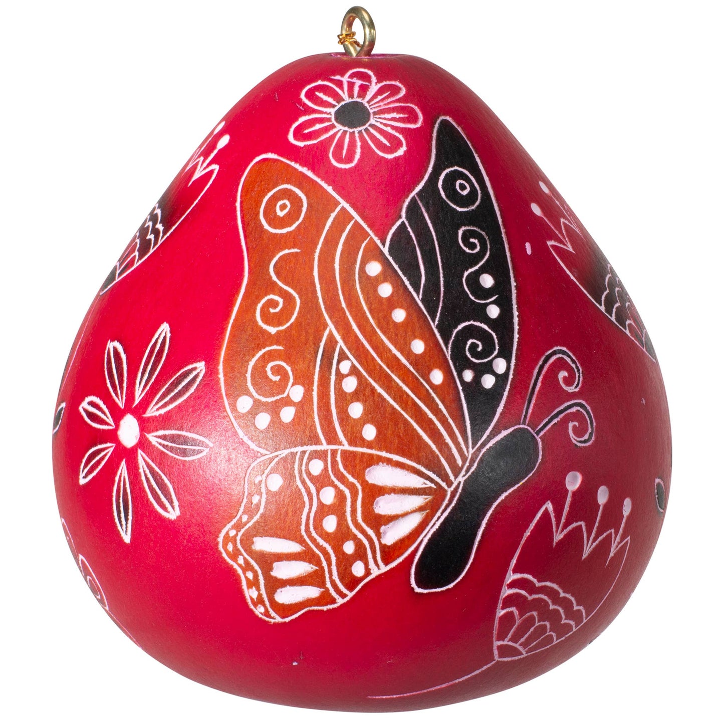 Butterfly Gourd Ornament