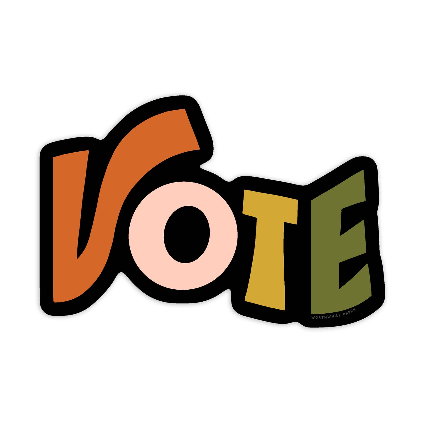 Vote Die Cut Sticker