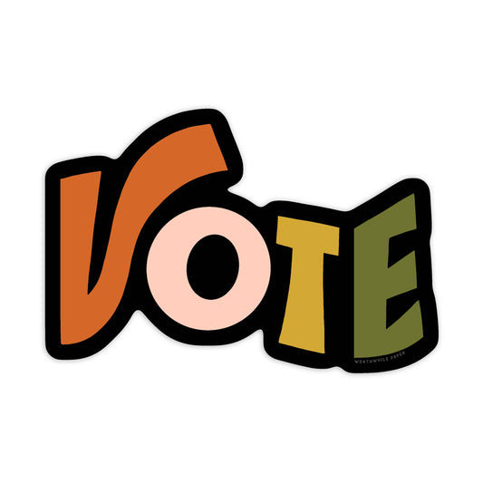 Vote Die Cut Sticker