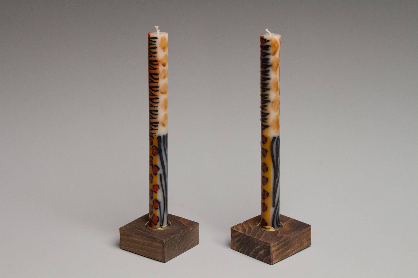 Wooden Taper Candle Holder