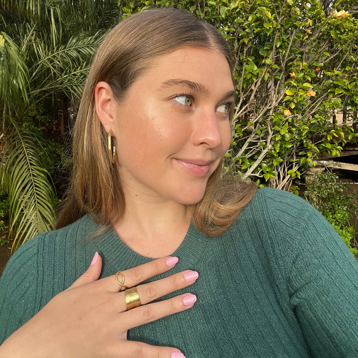 Silver Reflective Ring