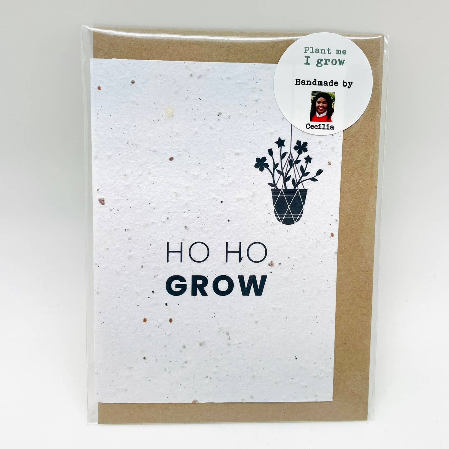 Treemendous Growing Paper Christmas Card