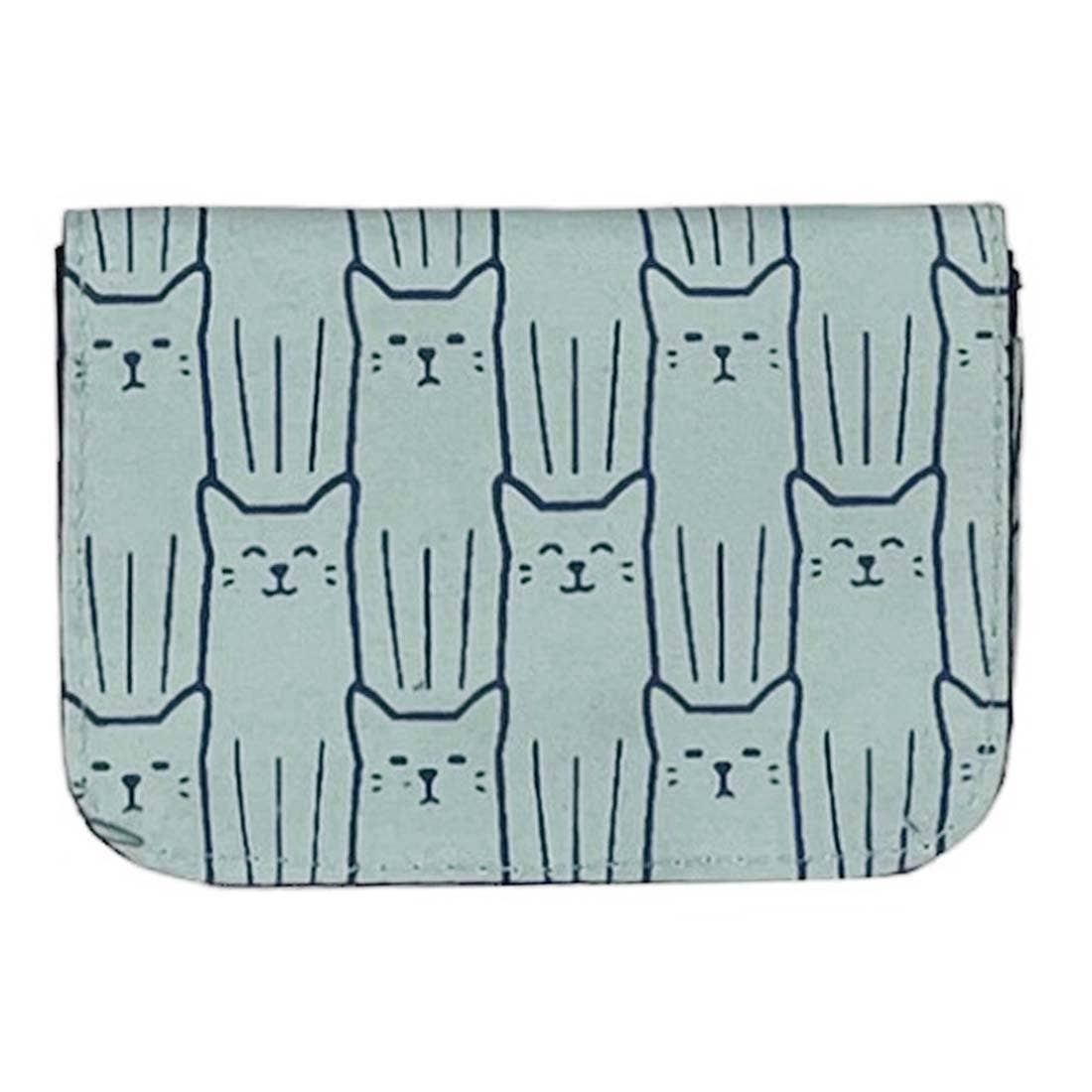 Purple Cat Canvas Cardholders