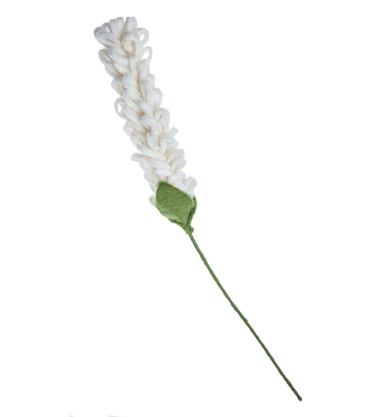 White Lavender Felt Flower