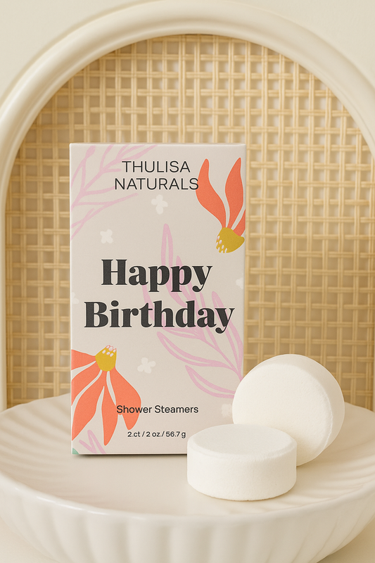 Shower steamers | Lavender geranium | 2 pack Happy Birthday