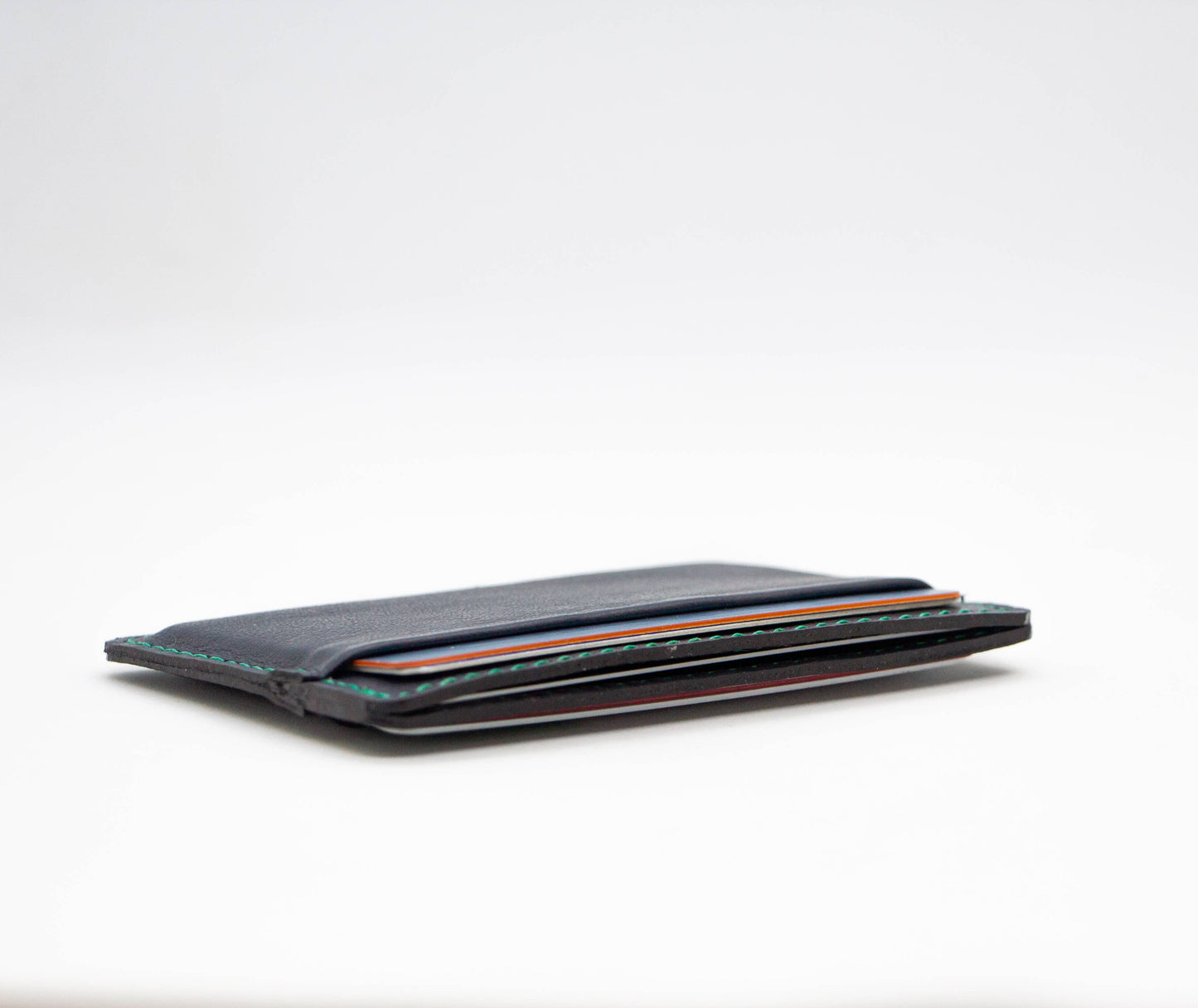 Deep Ocean Leather Card Wallet