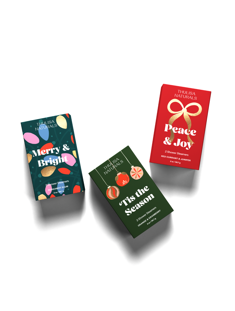 Peace & Joy Holiday Shower Steamer