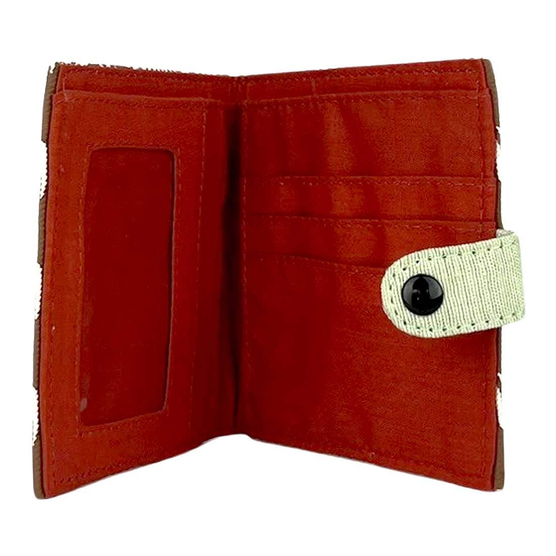 Square Wallet: Navy and Grey