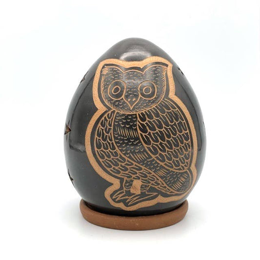 Owl Luminary: Turquoise