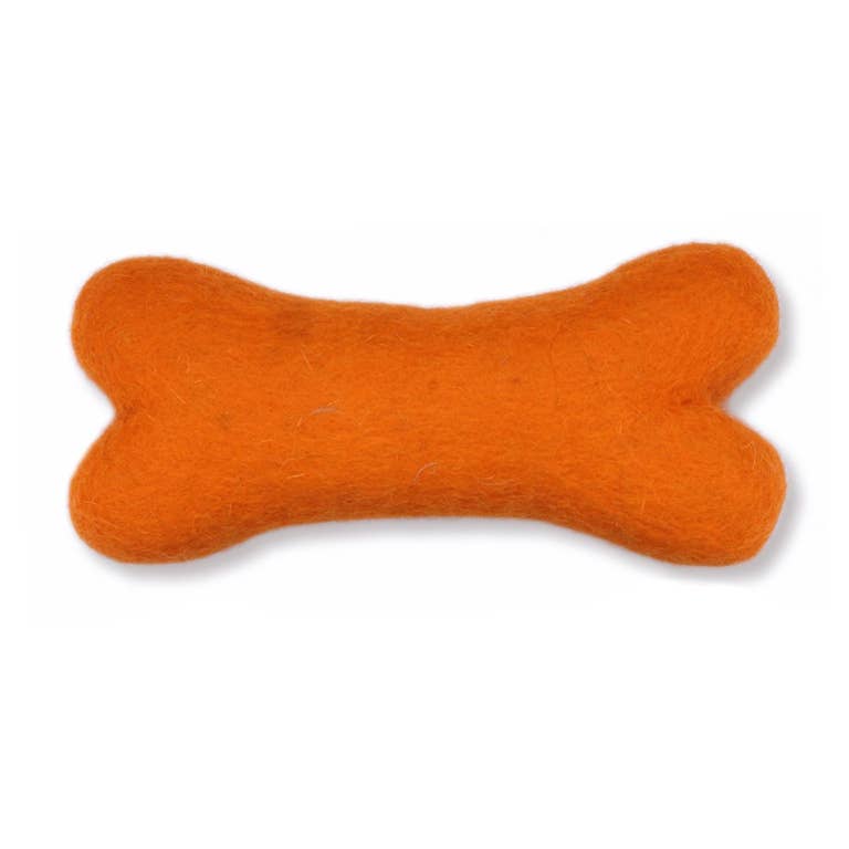 Eco Wool Colorful Dog Bones