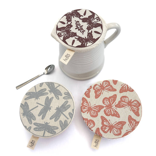 Butterfly Small  Dish and Bowl Cover Set