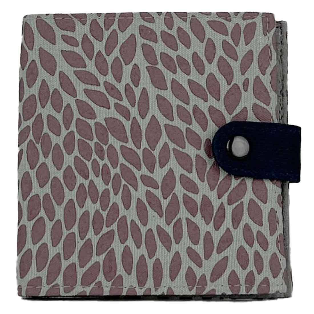 Canvas Square Wallet: Blue Bikes