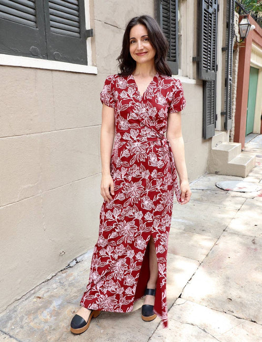 Ruby Magnolia Organic Maxi Dress: XL
