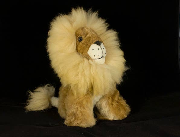 Alpaca Fur Lion Stuffed Animal