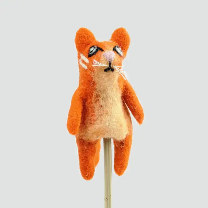 Cat Felt Finger Puppets