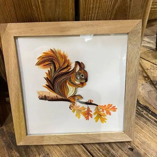 Bimala Wood Quilling Card Frame