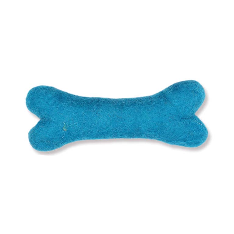 Eco Wool Colorful Dog Bones