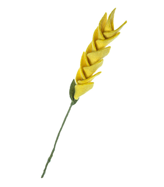 Yellow Ginger Felt Flower