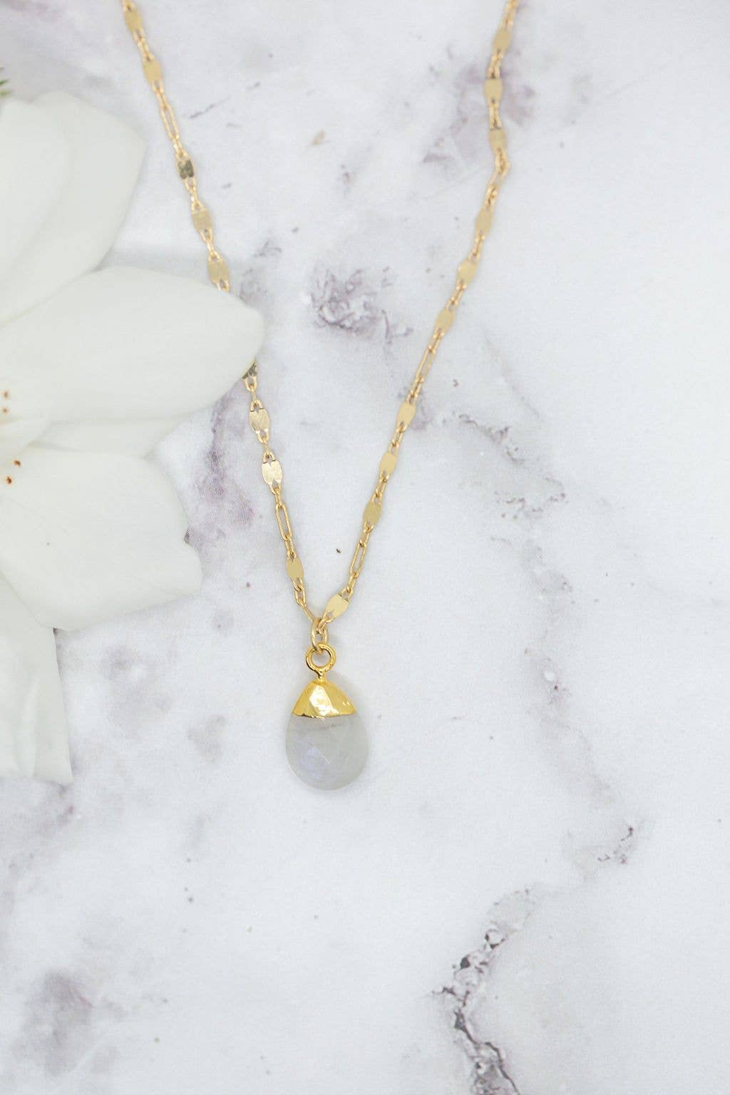 Teardrop Moonstone Pendant