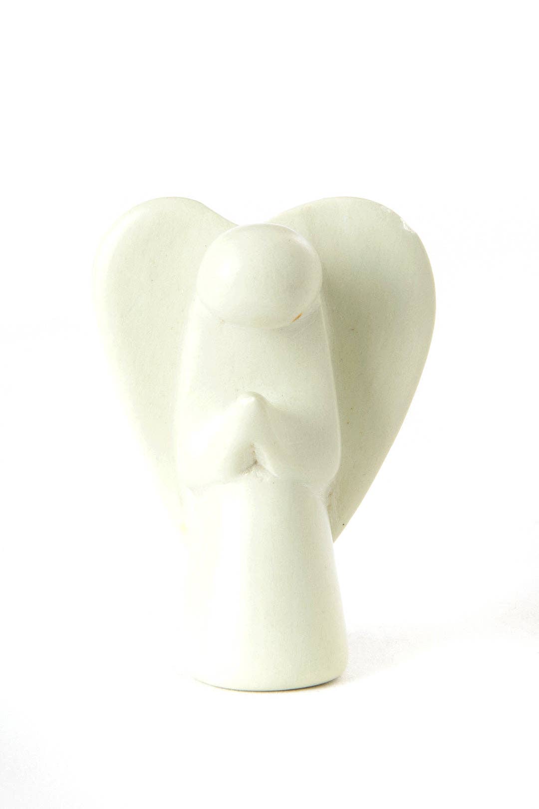 Mini Soapstone Praying Angel Figurine