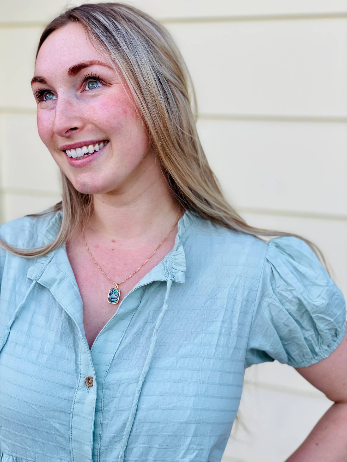 Opal of the Sea Abalone Necklace