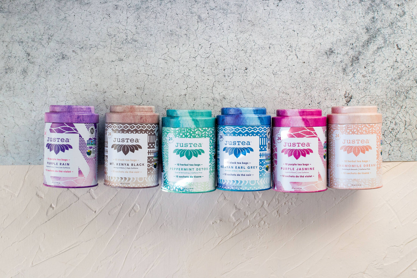 Purple Rain Tea Bag Tin