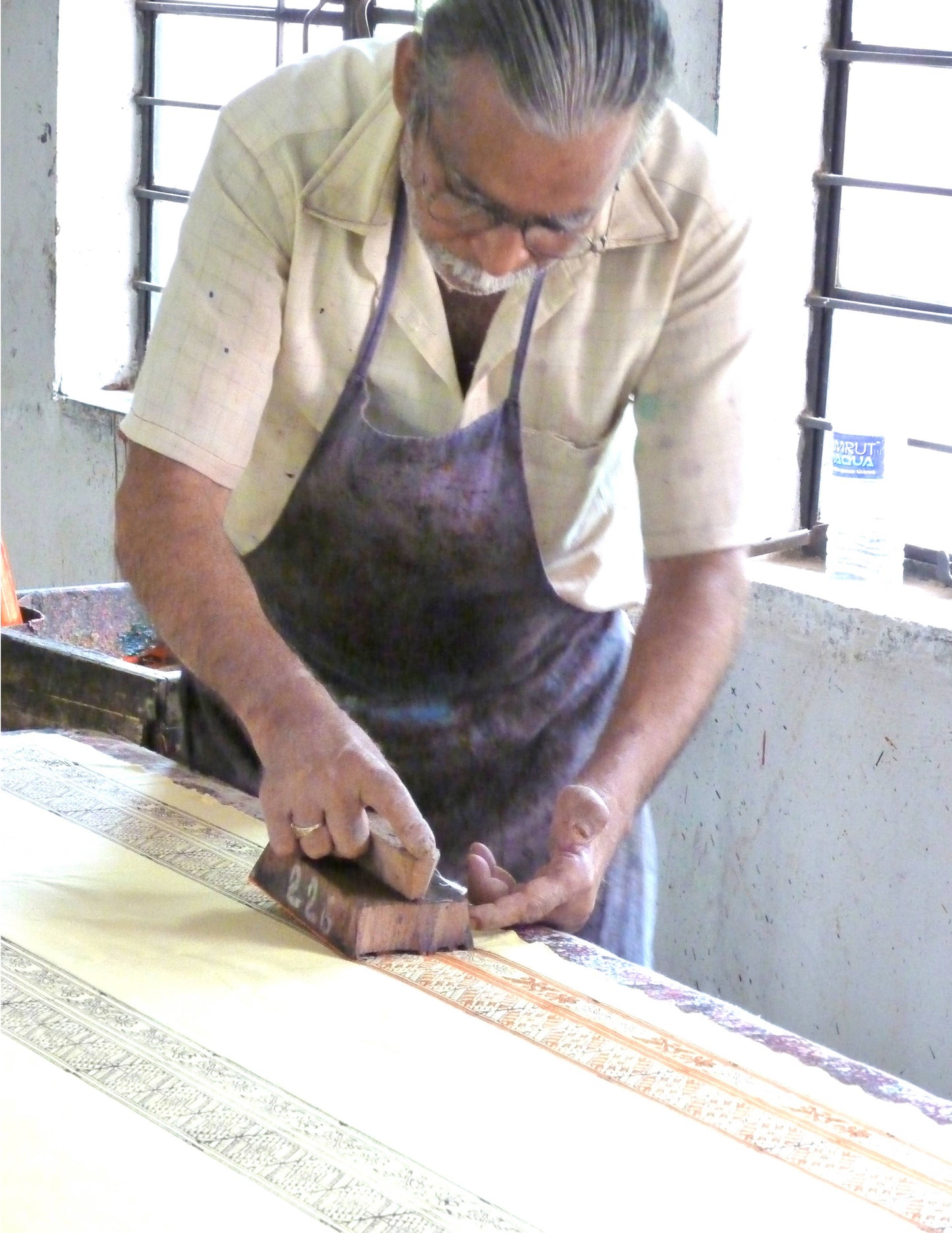 Cotton Napkins | Hand Block Printed | Ivy Slate | Set of 4