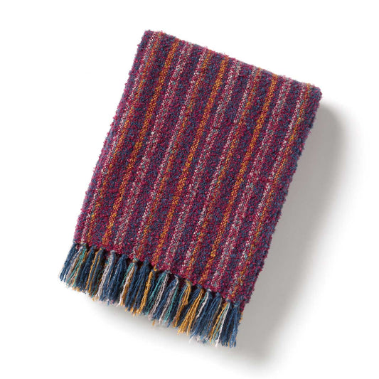 Jewel Stripe Boucle Throw