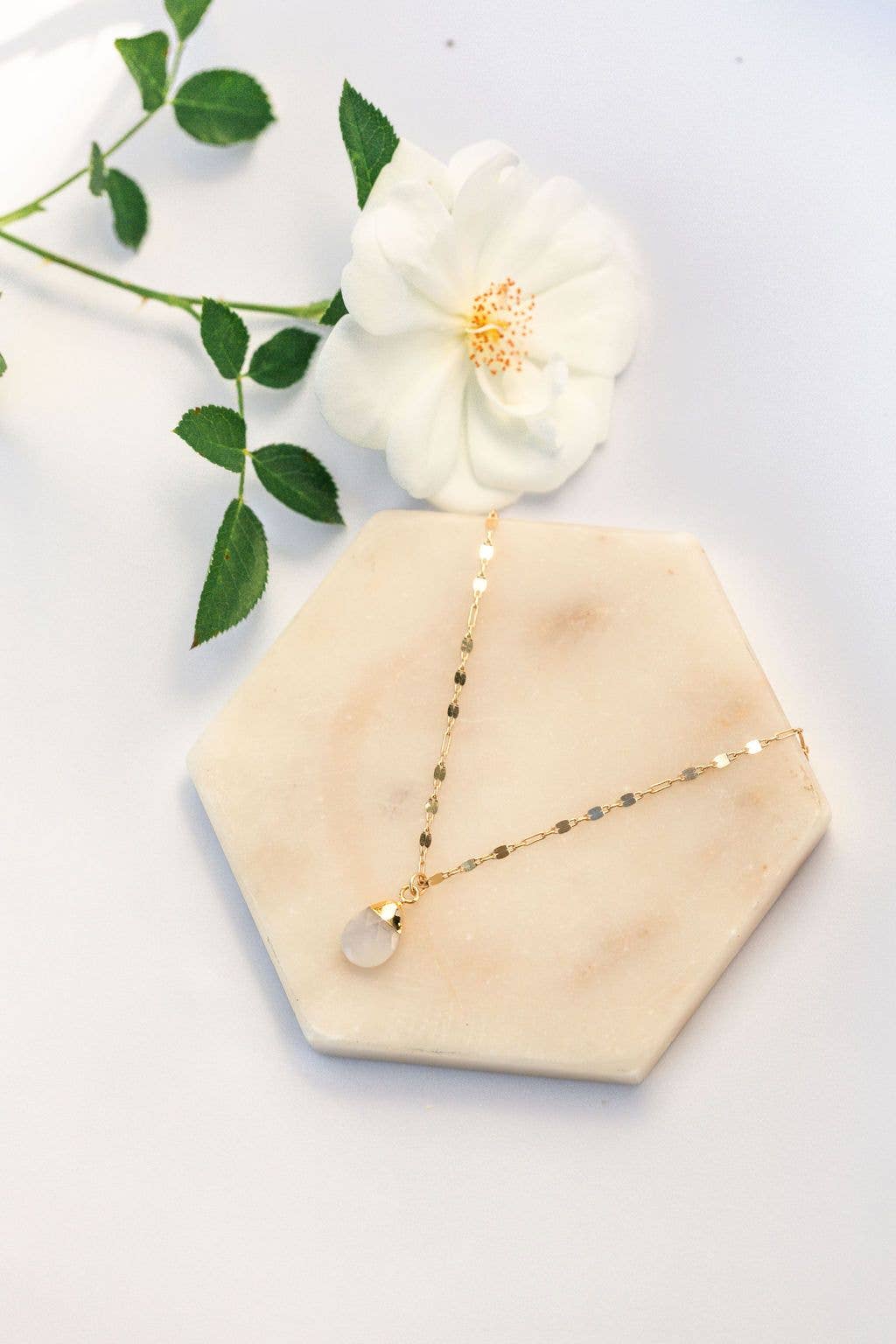 Teardrop Moonstone Pendant