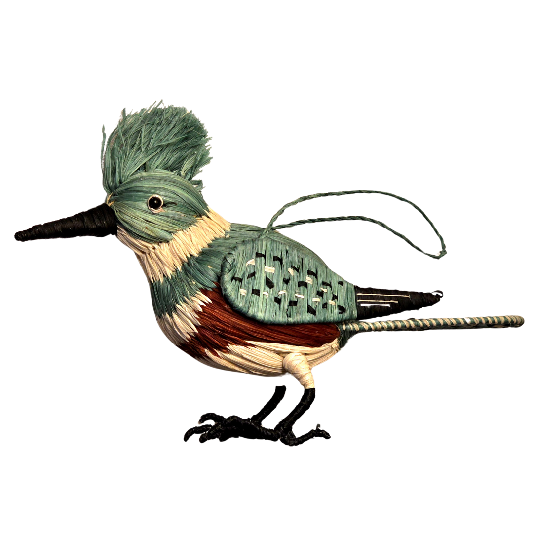 Kingfisher Woven Ornament
