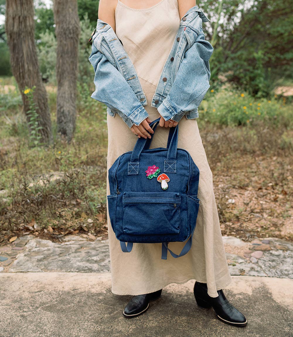 Bala Mani Beaded Mushroom Pin