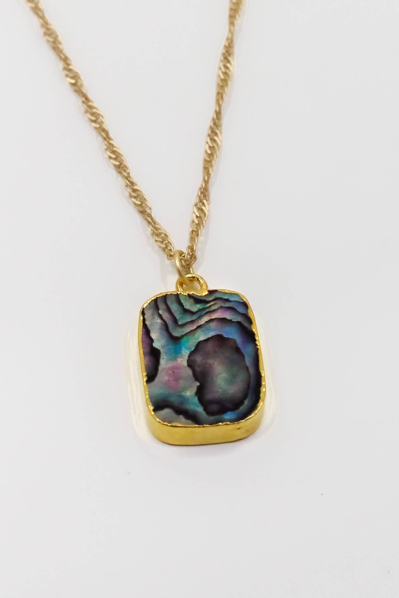 Opal of the Sea Abalone Necklace