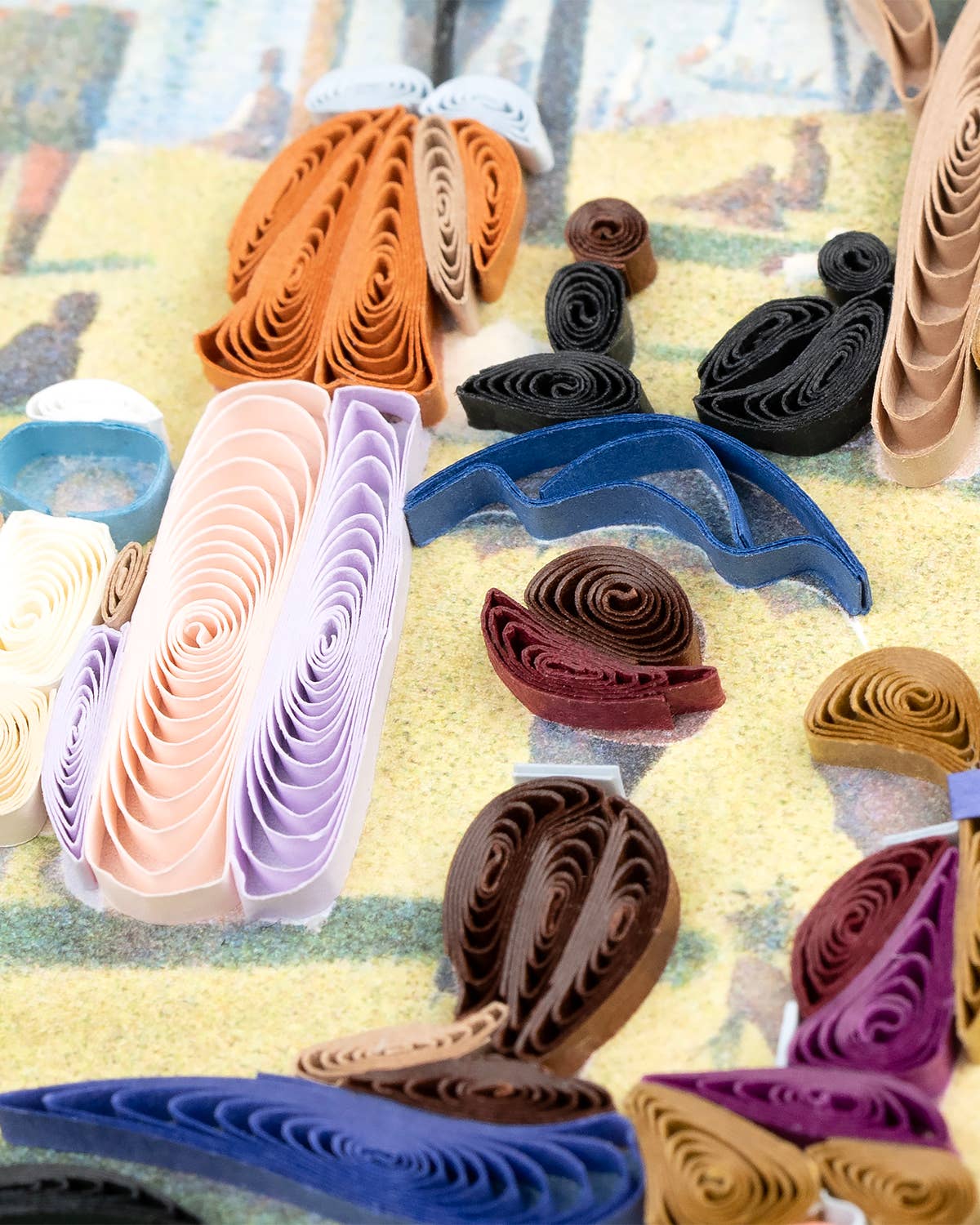 Artist Series - Quilled Sunday Afternoon, Seurat Card