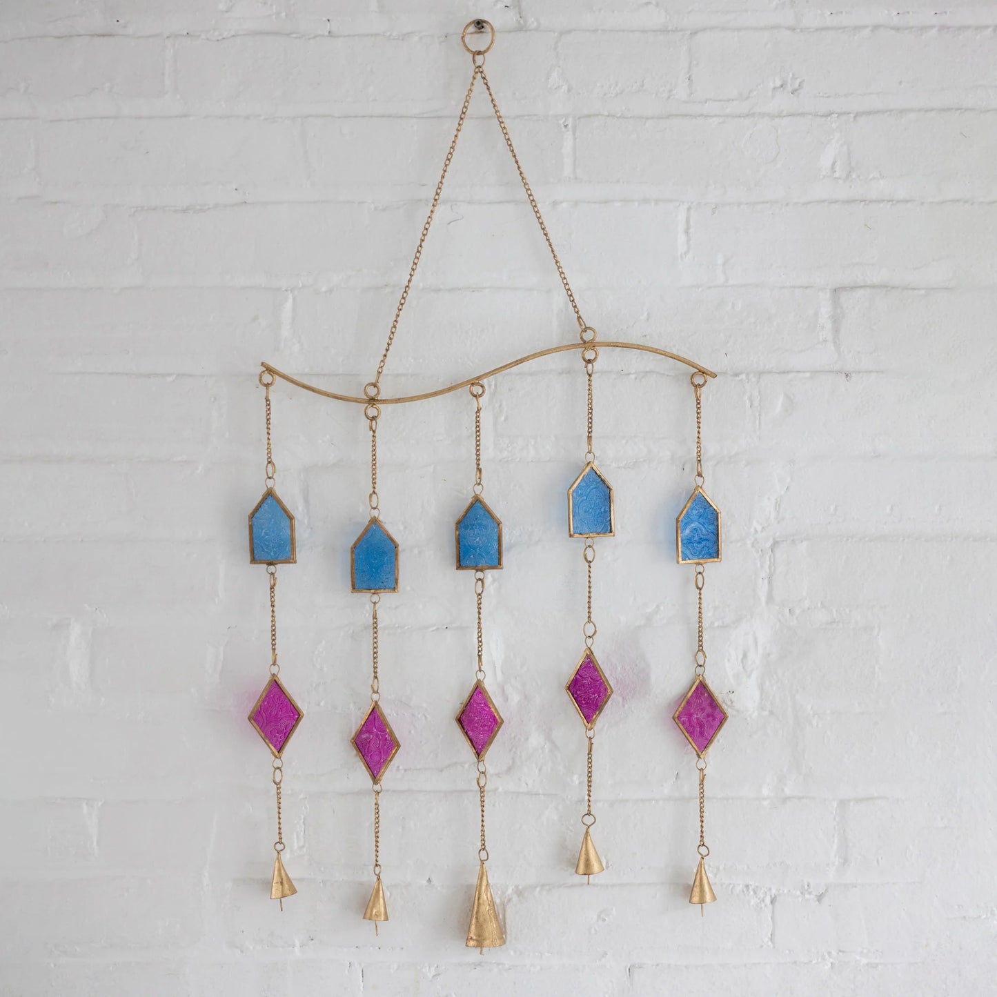 Dayamand Recycled Iron Glass Chime