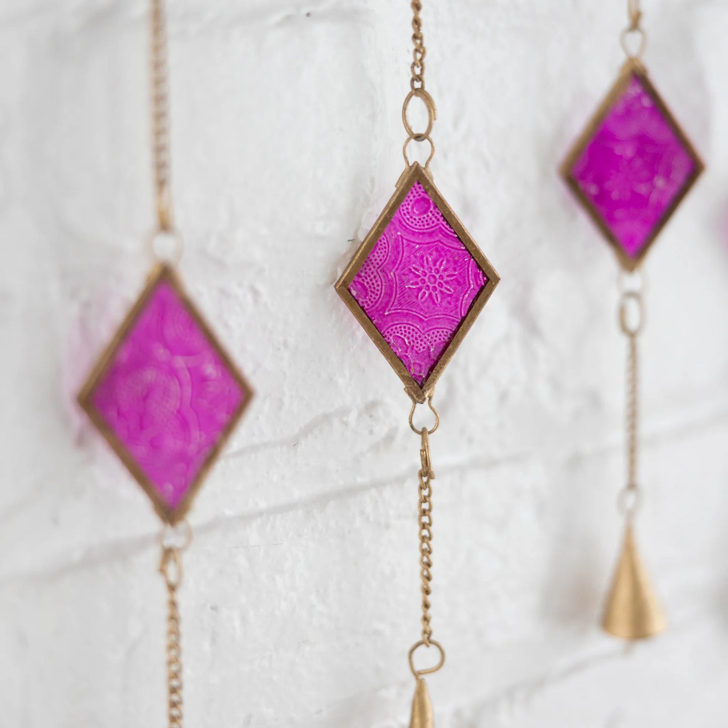 Dayamand Recycled Iron Glass Chime