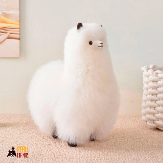 Fluffy Alpaca Figurine