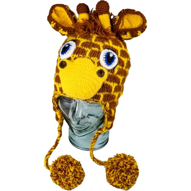 Kids Hand-Knit Animal Hats