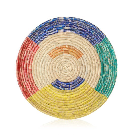 Colorful Palm Tray Wall Art