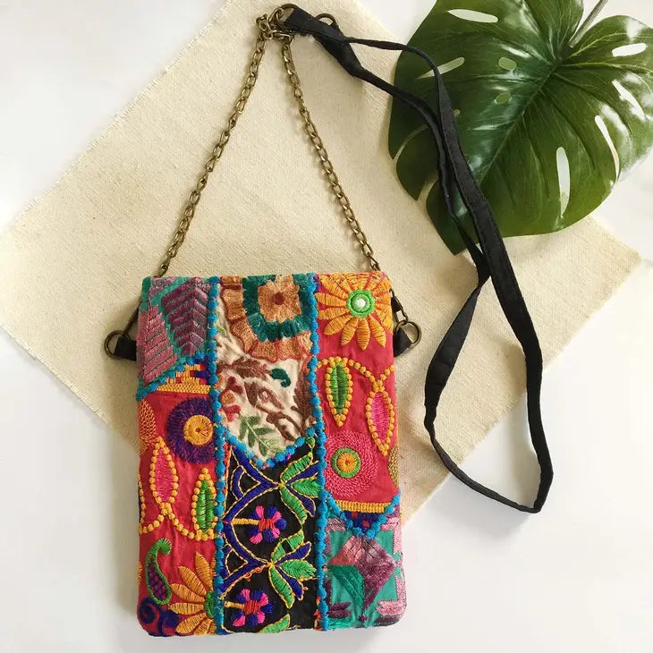 Tribal Mosaic Crossbody Purse