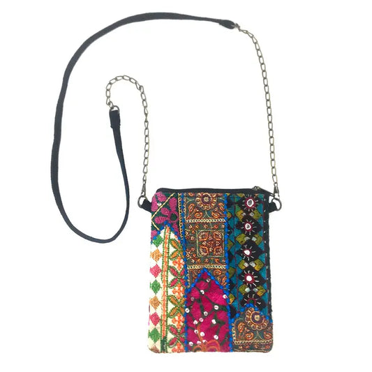 Tribal Mosaic Crossbody Purse