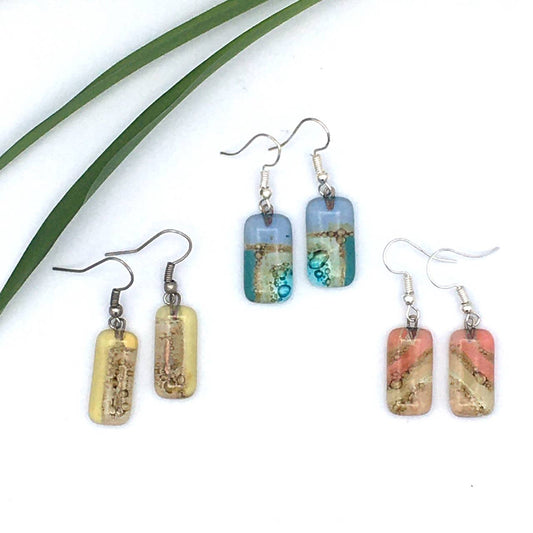 Small Glass Earrings